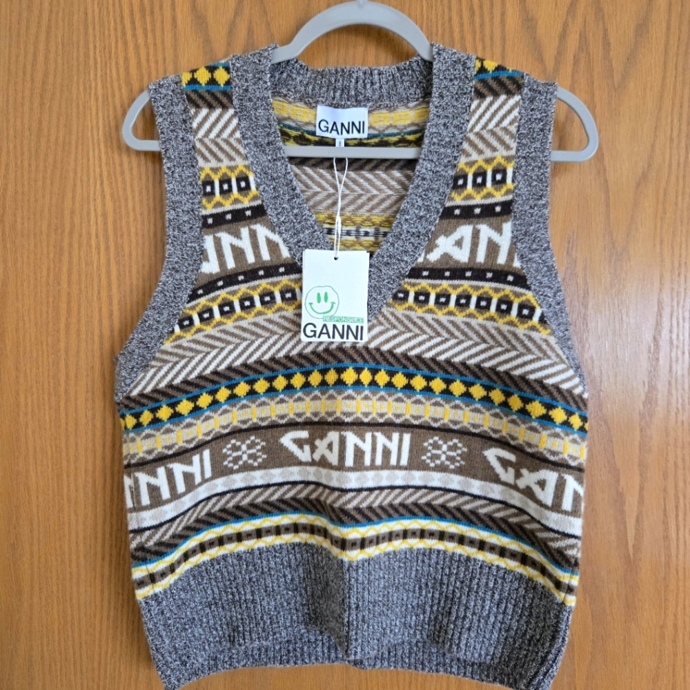 Ganni knitted Sweater Vest